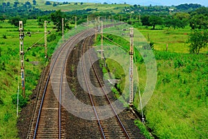 Long winded rail tracks