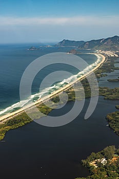 Long and wonderful beaches, Recreio dos Bandeirantes beach, Rio de Janeiro Brazil