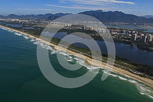 Long and wonderful beaches, Recreio dos Bandeirantes beach, Rio de Janeiro Brazil