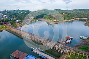 Long Wooden Mon Bridge or sapan mon