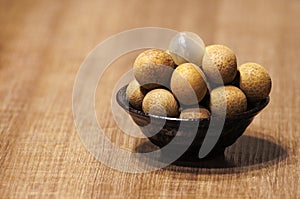 Longan in a Bowl