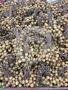 Longan group in shop.