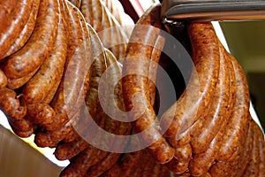 Longanizas or pork sausages for sale