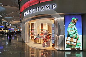 Longchamp luxury handbag store
