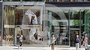 Longchamp and Roberto Cavalli shops, Manhattan, New York photo