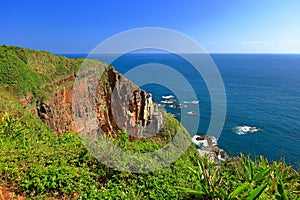 Longdong Bay at Northeast coast of Taiwan New Taipei City and Yilan