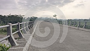 a longest Bridge in Cijolang river betwen West Java and Central Java Indonesia