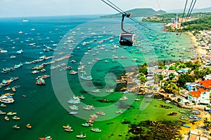 The Longest Cable Car, Phu Quoc Island in Vietnam