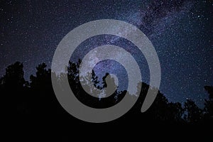 Longest lunar pre-eclipse milky way moon and mars