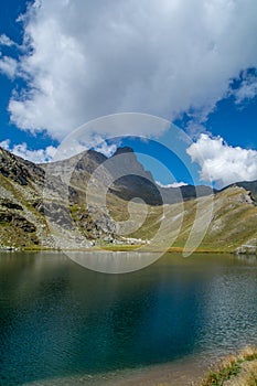 The Longet lakes on the border between the province of Cuneo and Haute Provence