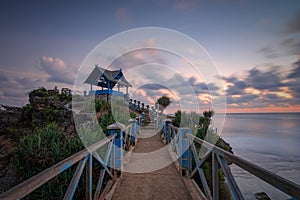 Longexposure shot from Kukup Beach