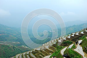 Longji terrace fields in Guilin