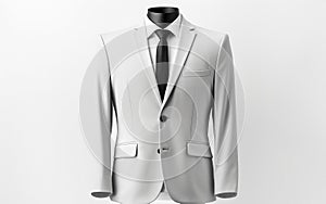 Longline Blazer on Transparent Background -Generative Ai