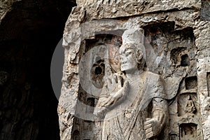 Longmen Grottoes with Buddha`s figures are Starting with the Northern Wei Dynasty in 493 AD. It is one of the four notable