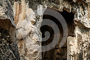 Longmen Grottoes with Buddha`s figures are Starting with the Northern Wei Dynasty in 493 AD. It is one of the four notable