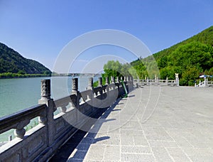 The Longmen Grottoes scenic area view