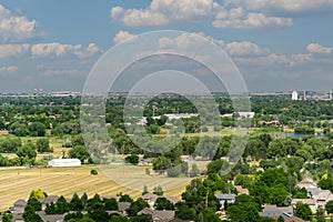 Longmont, Colorado on a Sunny Summer Day