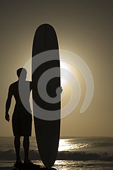 Longoard at sunset 1