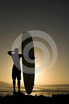 Longoard at sunset 2