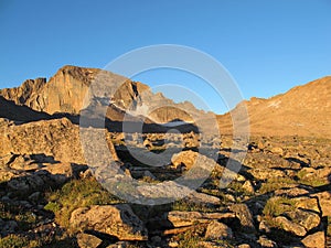 Longs Peak in the morning