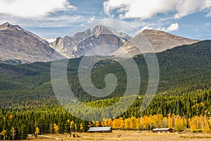 Longs Peak in the Rocky Mountains