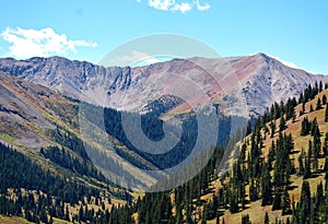 Longs Peak viewed from Estes Park, Colorado, USA.