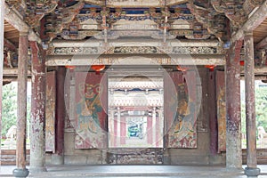 Longshan Temple in Lukang, Changhua, Taiwan. The temple was originally built in 1647