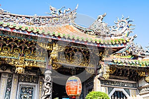 Longshan temple in taipei city taiwan