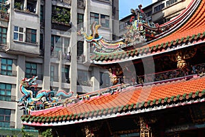 Longshan Temple in Taipei, Taiwan