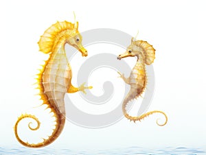 Longsnout seahorse or Slender seahorse