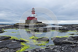 Longstone Lighthouse. Farne Islands. Northumberland. England. UK.