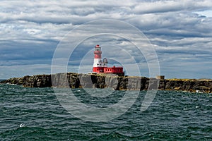 Longstone Lighthouse in the farne Islands - United Kingdom