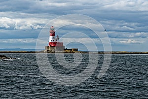 Longstone Lighthouse in the farne Islands - United Kingdom