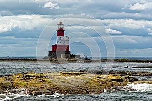 Longstone Lighthouse in the farne Islands - United Kingdom