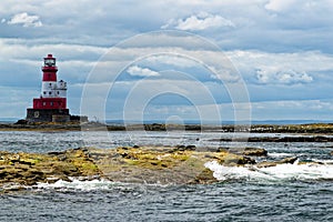 Longstone Lighthouse in the farne Islands - United Kingdom