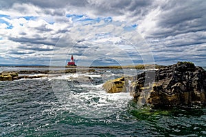 Longstone Lighthouse in the farne Islands - United Kingdom