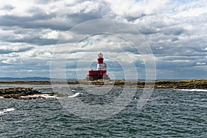 Longstone Lighthouse in the farne Islands - United Kingdom