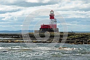 Longstone Lighthouse in the farne Islands - United Kingdom