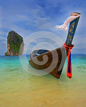 Longtail boat in Krabi, Thailand