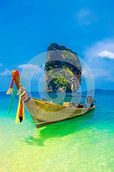 Longtail boat in Krabi, Thailand