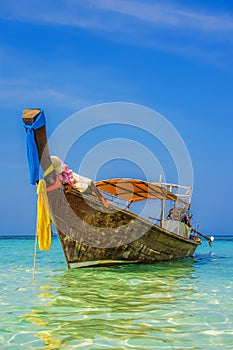 Longtail boat in Krabi, Thailand