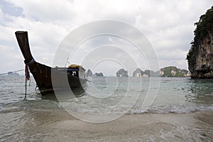 Longtail boat pang nga bay thailand