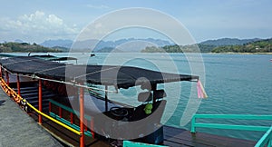 longtail boat trip on chiao lan lake in thailand