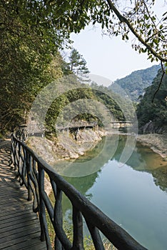 Longwan lake and Path