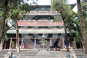 Longxing Temple. a famous historic site in Zhengding, Hebei, China.