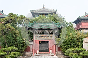 Longxing Temple. a famous historic site in Zhengding, Hebei, China.