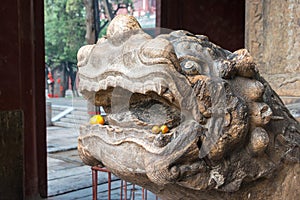 Longxing Temple. a famous historic site in Zhengding, Hebei, China.