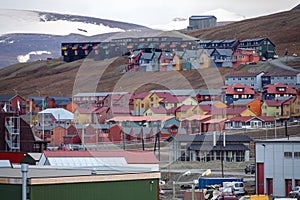 Longyearbyen - Svalbard Islands in the high Arctic