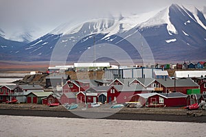 Longyearbyen - Svalbard Islands in the high Arctic