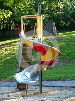 A Lonley Playground Slide